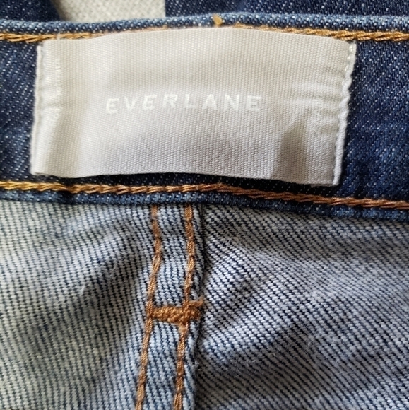 Everlane High Rise Dark Wash Ankle Jeans Size 27 - Picture 7 of 14